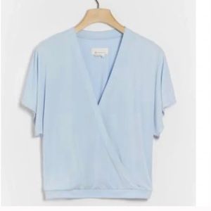 NWT Anthropologie faux wrap blouse